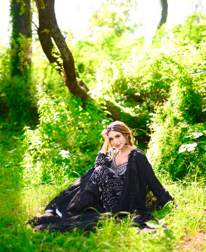 EXQUSITE SILK GHARARA  PARTYWEAR ALPW108
