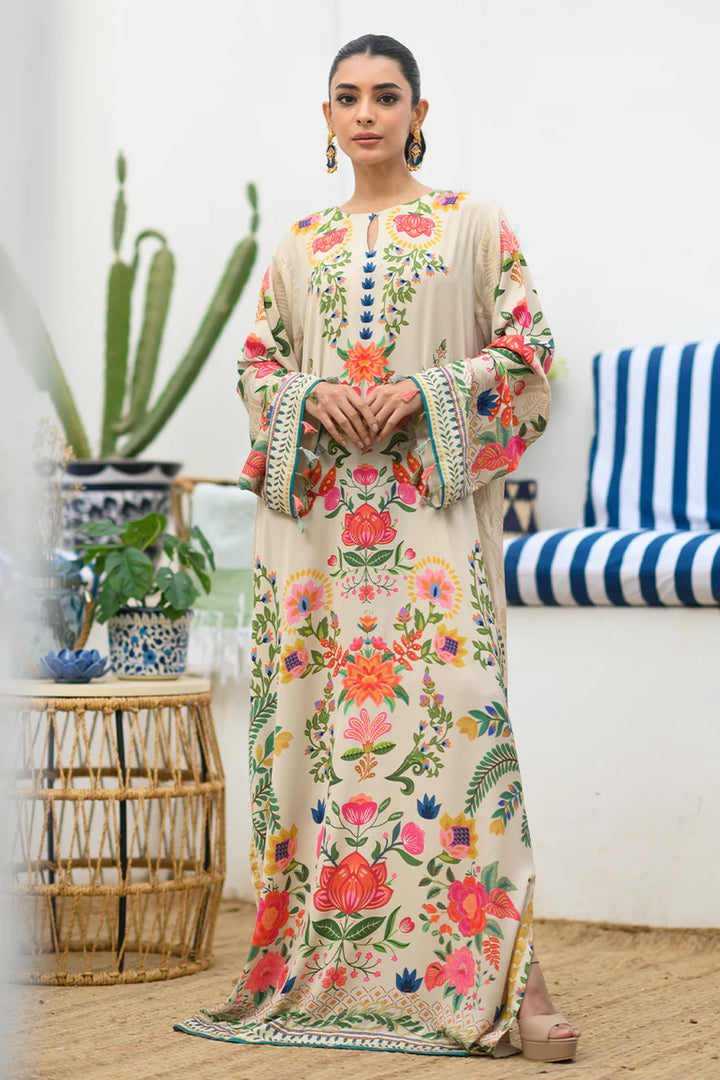 PURE CREPE SILK FUSION KAFTAN SFKF23