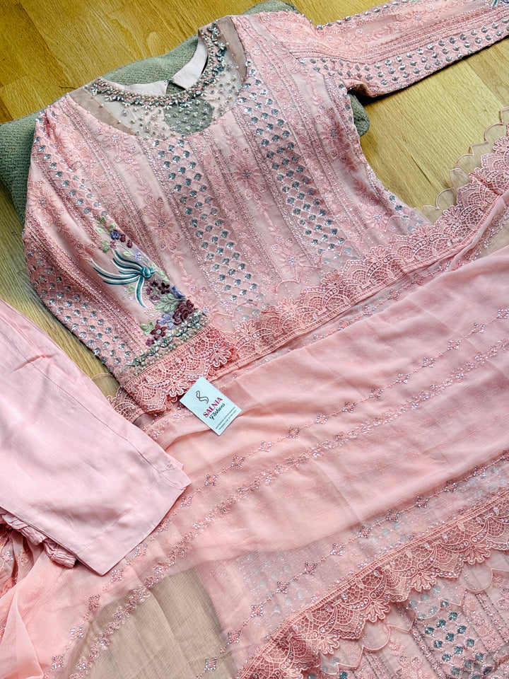 CHIFFON PARTYWEAR SUIT ALPW133
