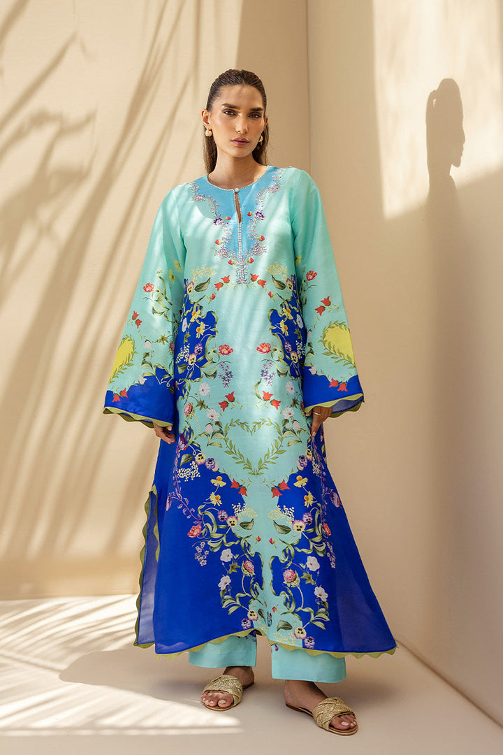 PURE CREPE SILK FUSION KAFTAN SFKF01