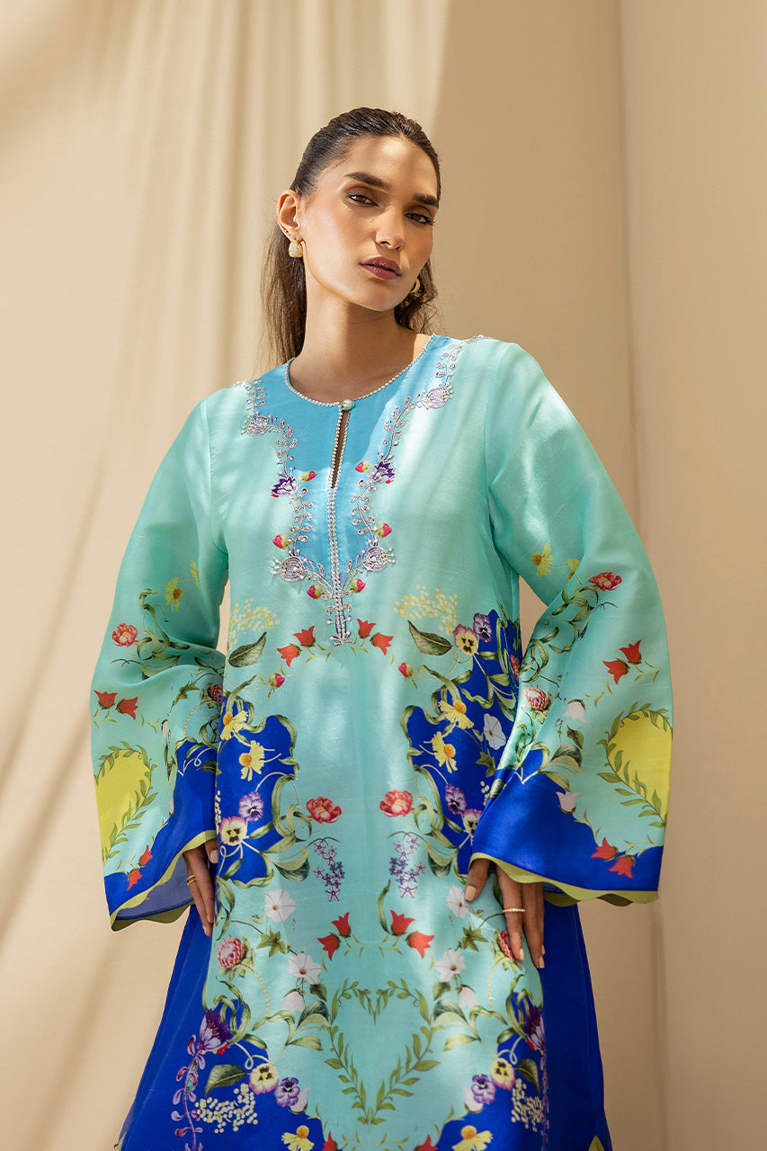 PURE CREPE SILK FUSION KAFTAN SFKF01