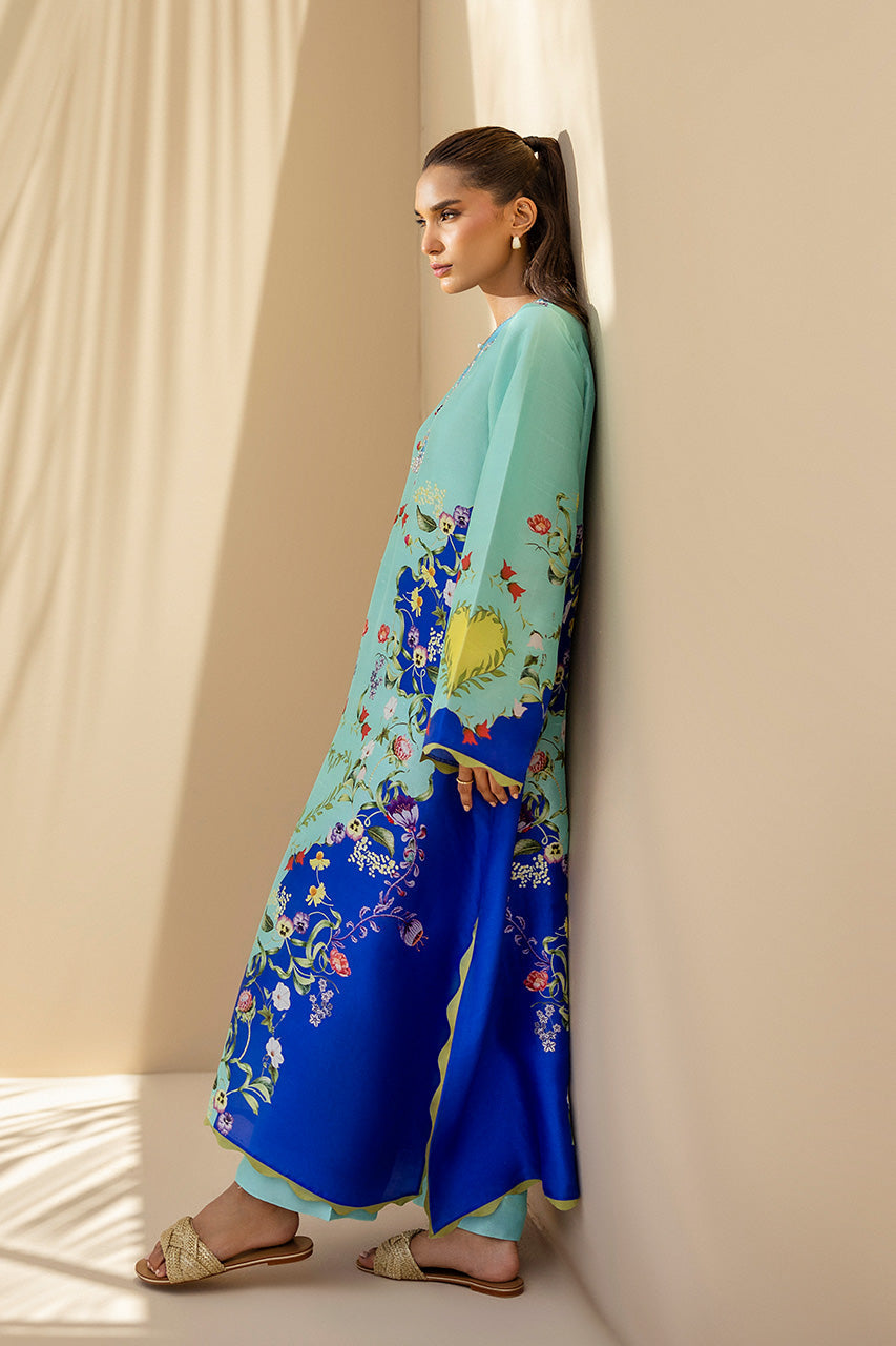 PURE CREPE SILK FUSION KAFTAN SFKF01