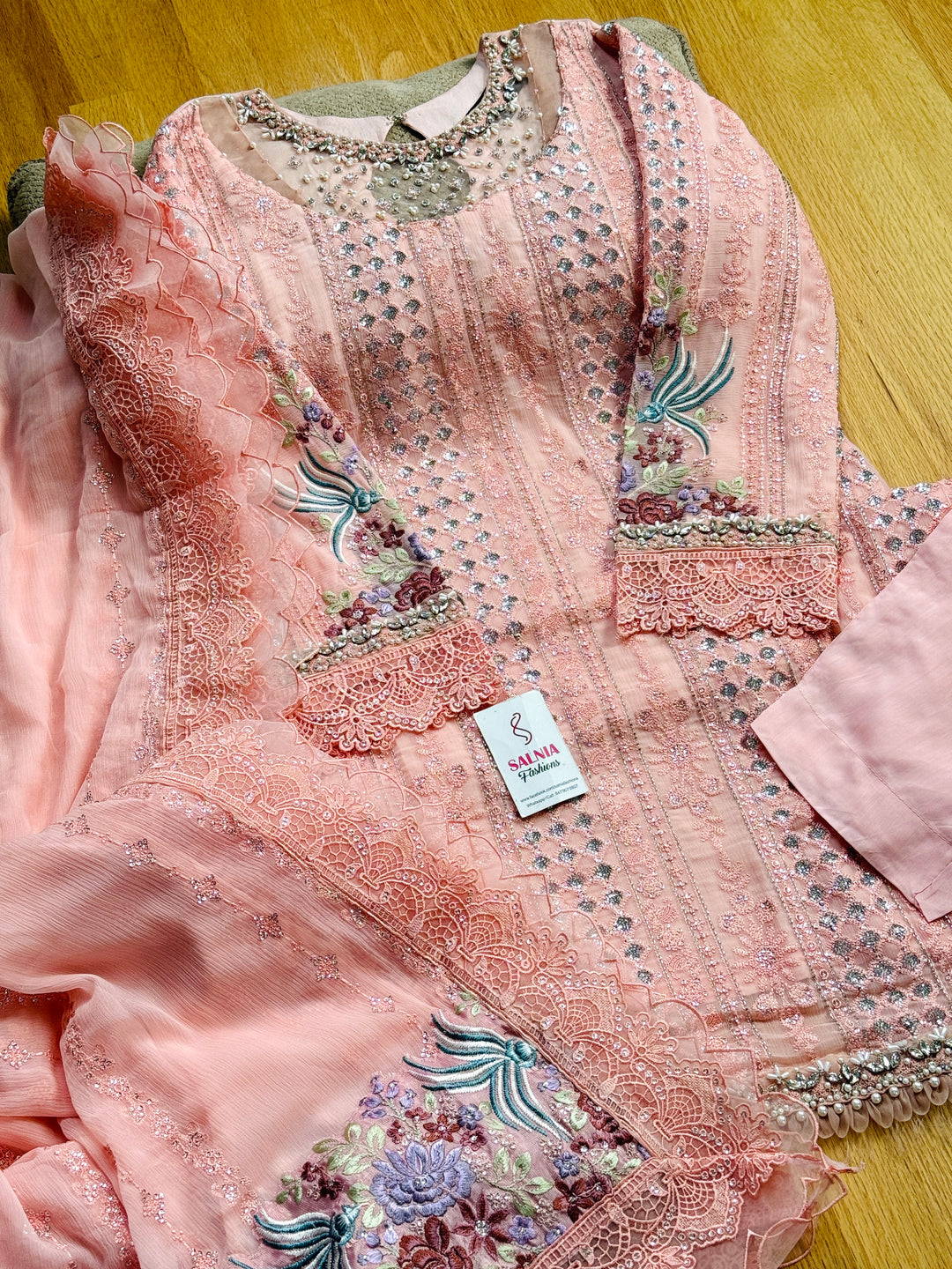 CHIFFON PARTYWEAR SUIT ALPW133