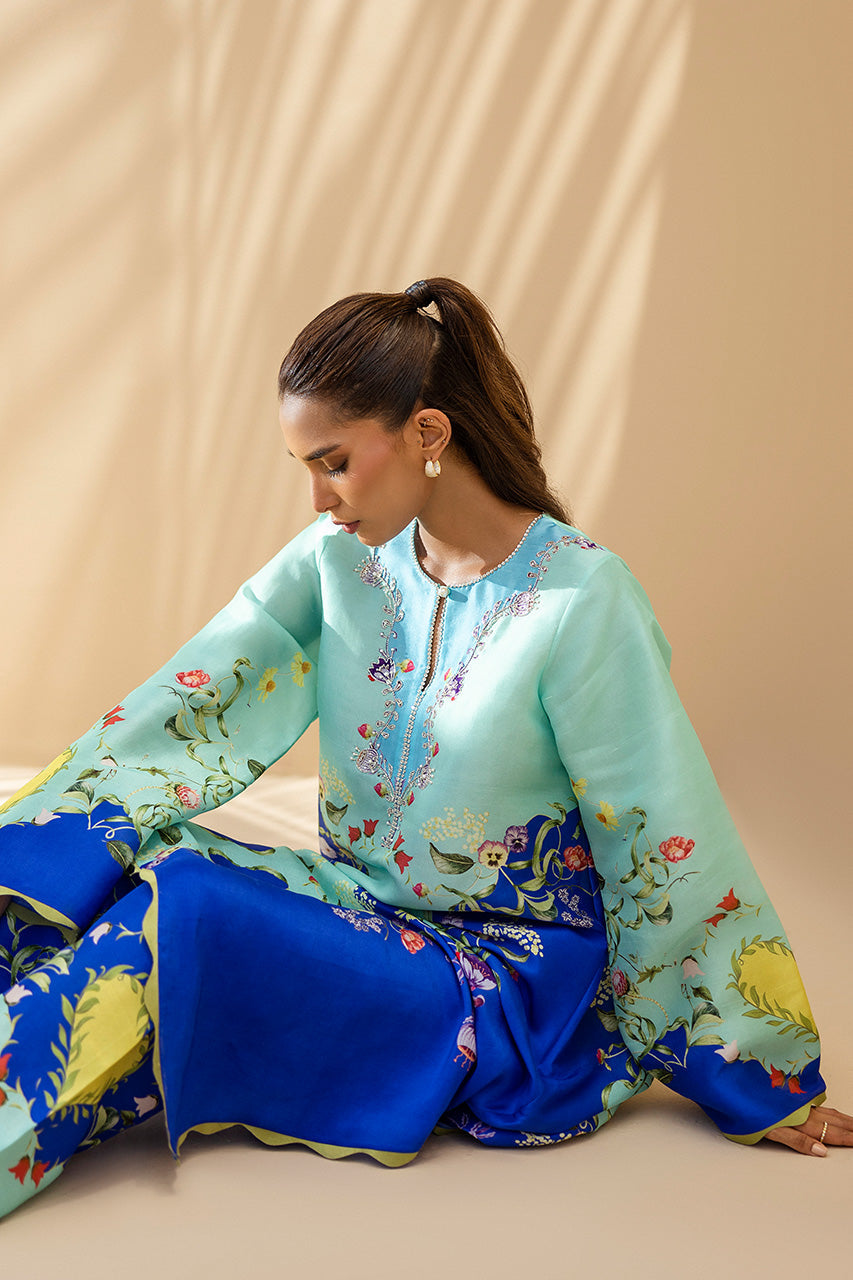 PURE CREPE SILK FUSION KAFTAN SFKF01