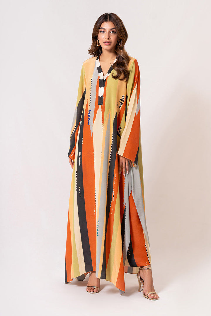PURE CREPE SILK FUSION KAFTAN SFKF02