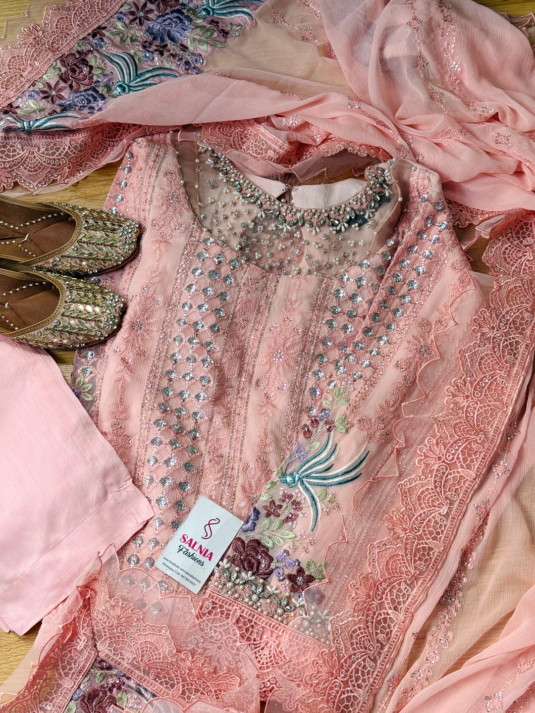 CHIFFON PARTYWEAR SUIT ALPW133