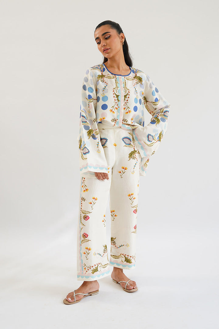 PURE CREPE SILK SUMMER FUSION CO-ORDS SFAZ15