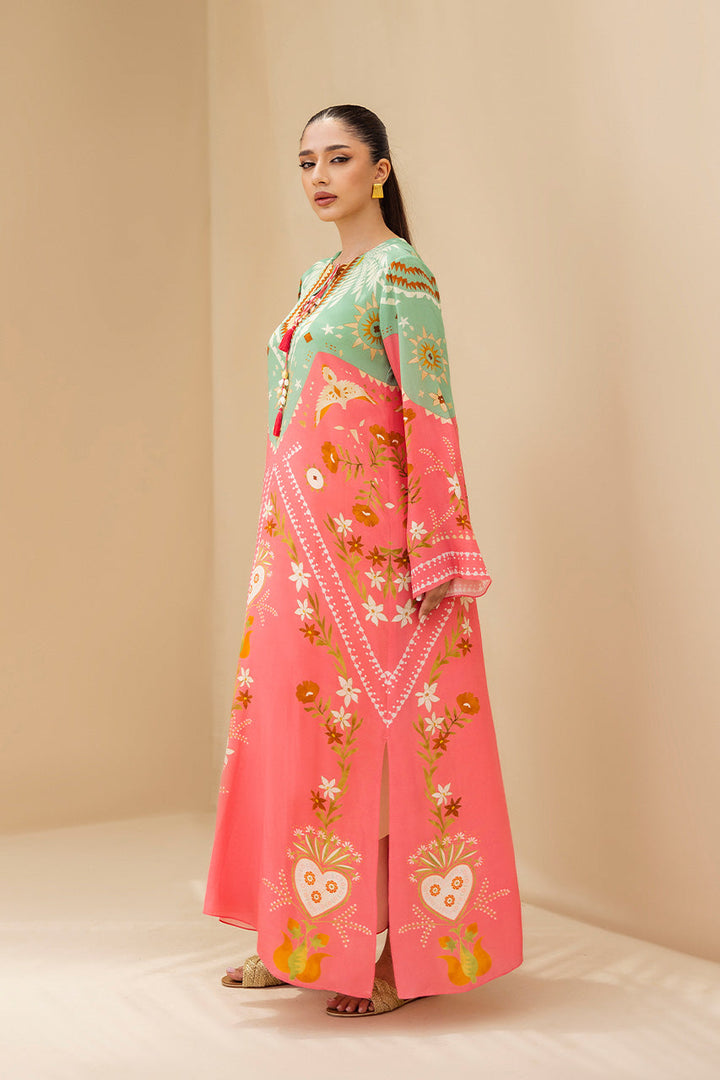 PURE CREPE SILK FUSION KAFTAN SFKF05