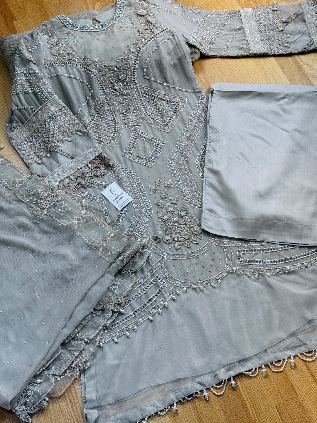 CHIFFON PARTYWEAR SUIT ALPW136
