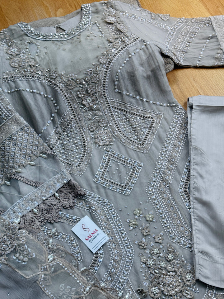 CHIFFON PARTYWEAR SUIT ALPW136