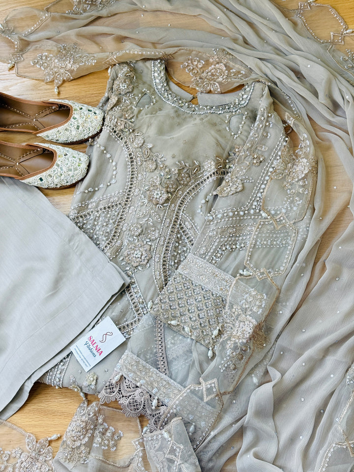 CHIFFON PARTYWEAR SUIT ALPW136