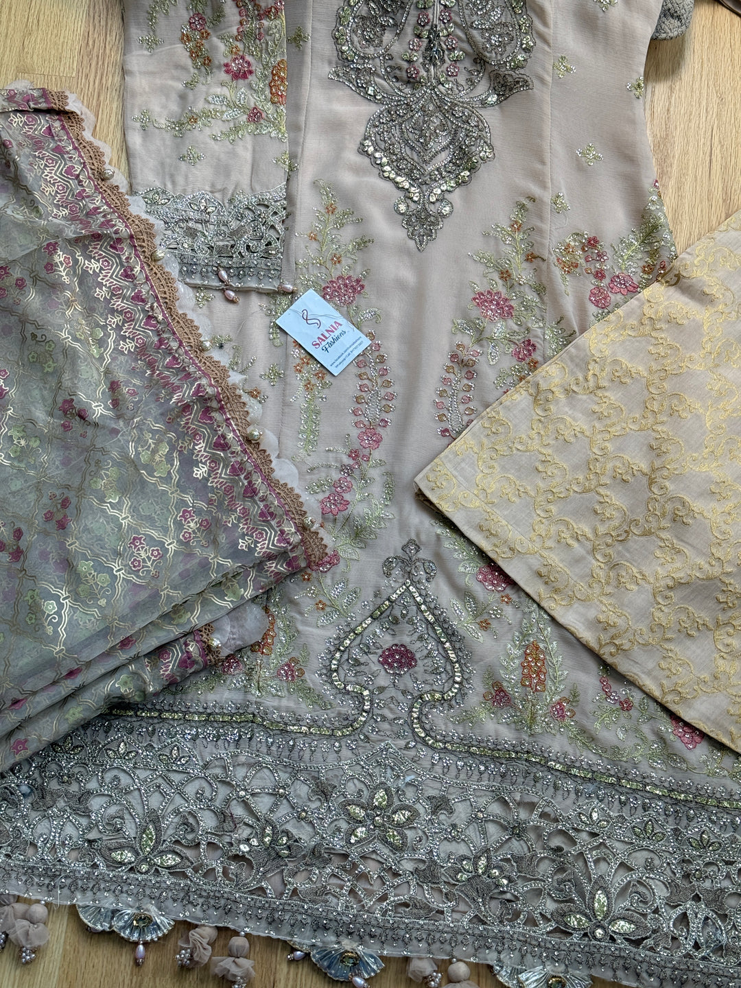 CHIFFON PARTYWEAR SUIT ALPW135
