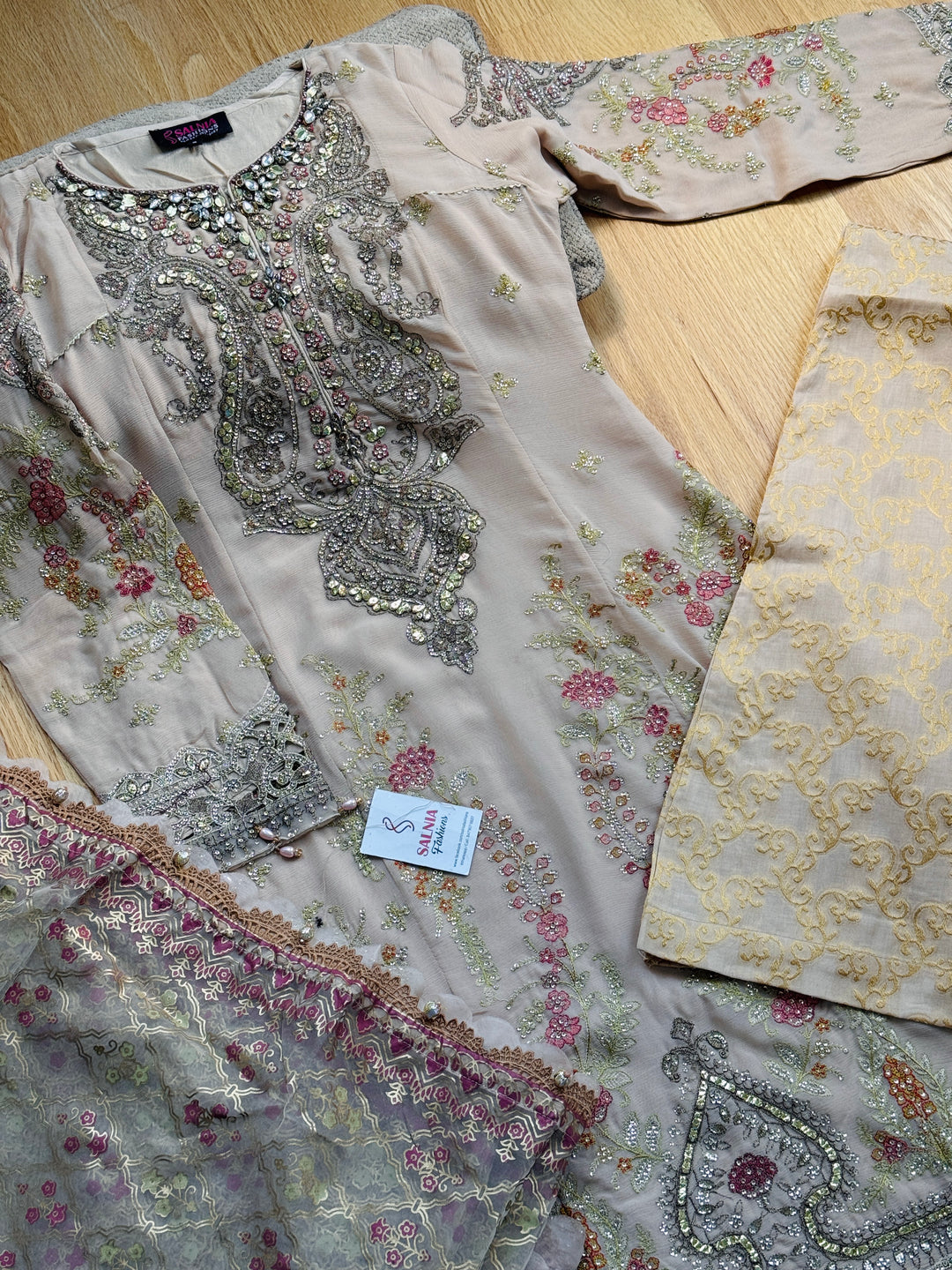 CHIFFON PARTYWEAR SUIT ALPW135
