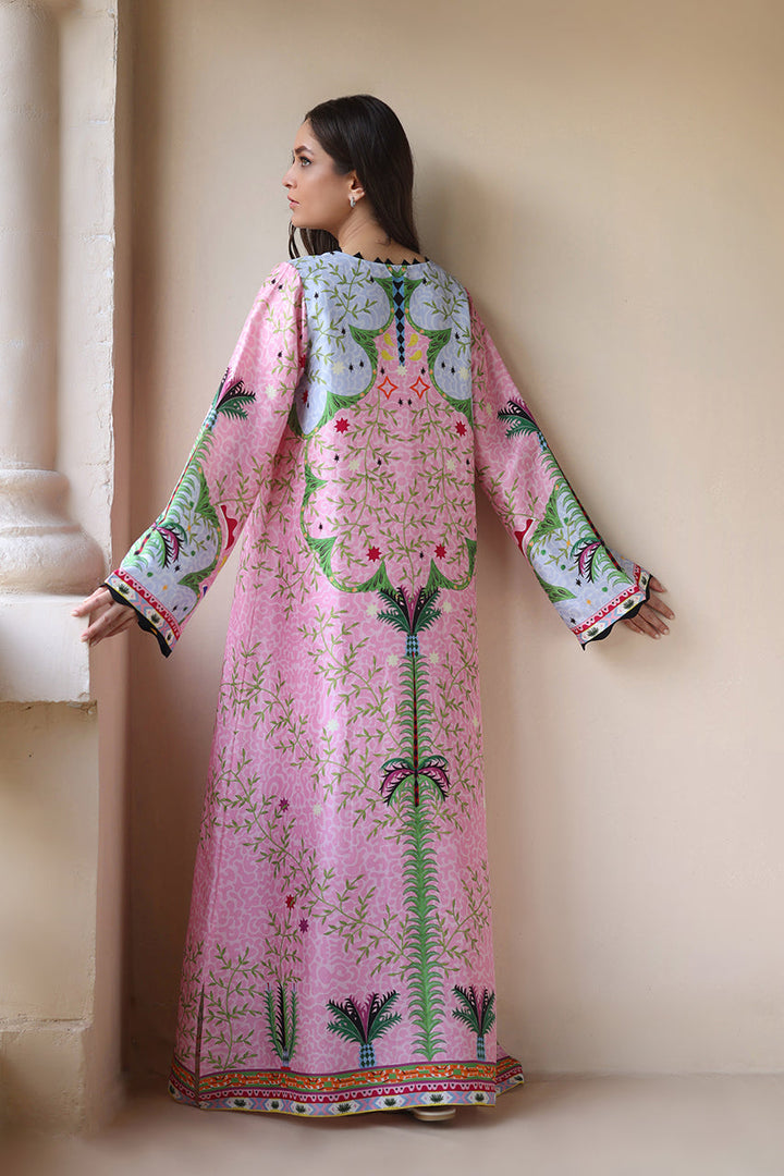 PURE CREPE SILK FUSION KAFTAN SFKF08