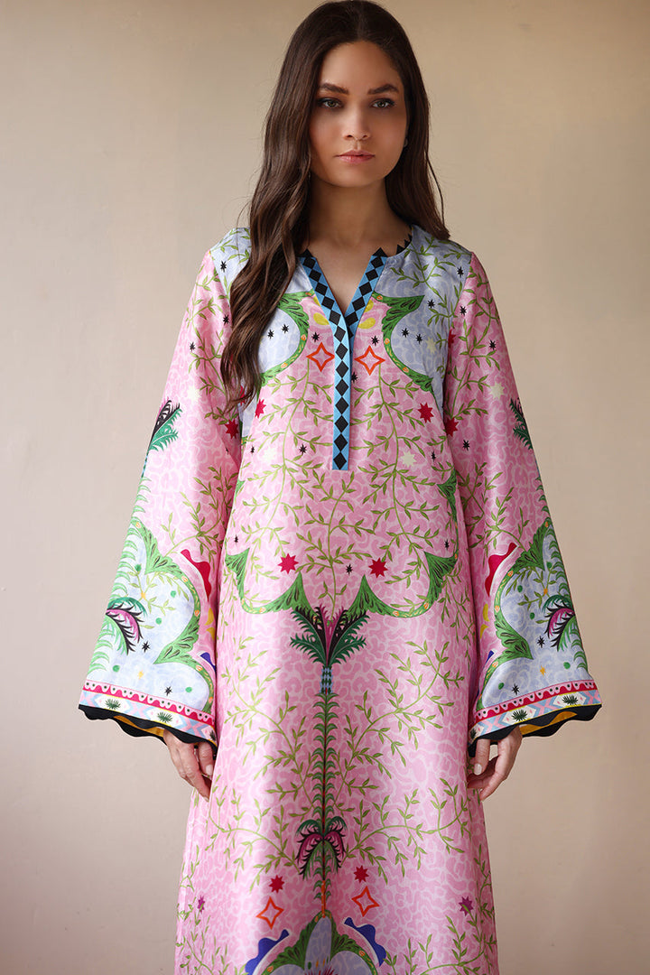 PURE CREPE SILK FUSION KAFTAN SFKF08