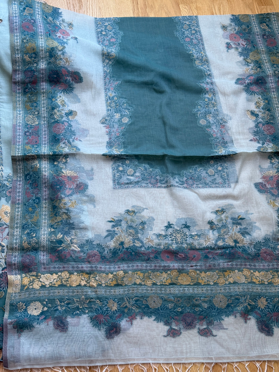 KHANI WOVEN PURE SILK SUIT KNSF01