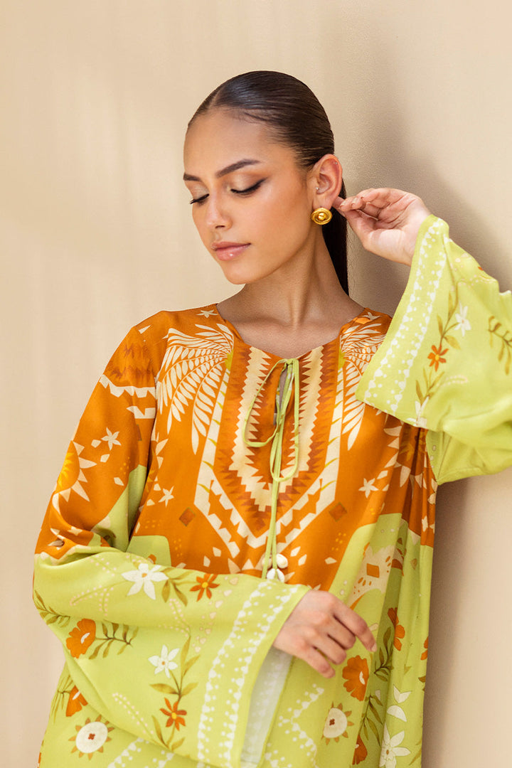 PURE CREPE SILK FUSION KAFTAN SFKF10