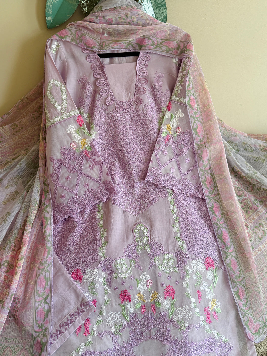 EMBROIDERED CASUAL WEAR LAWN 3-PC SUITS CWSF13