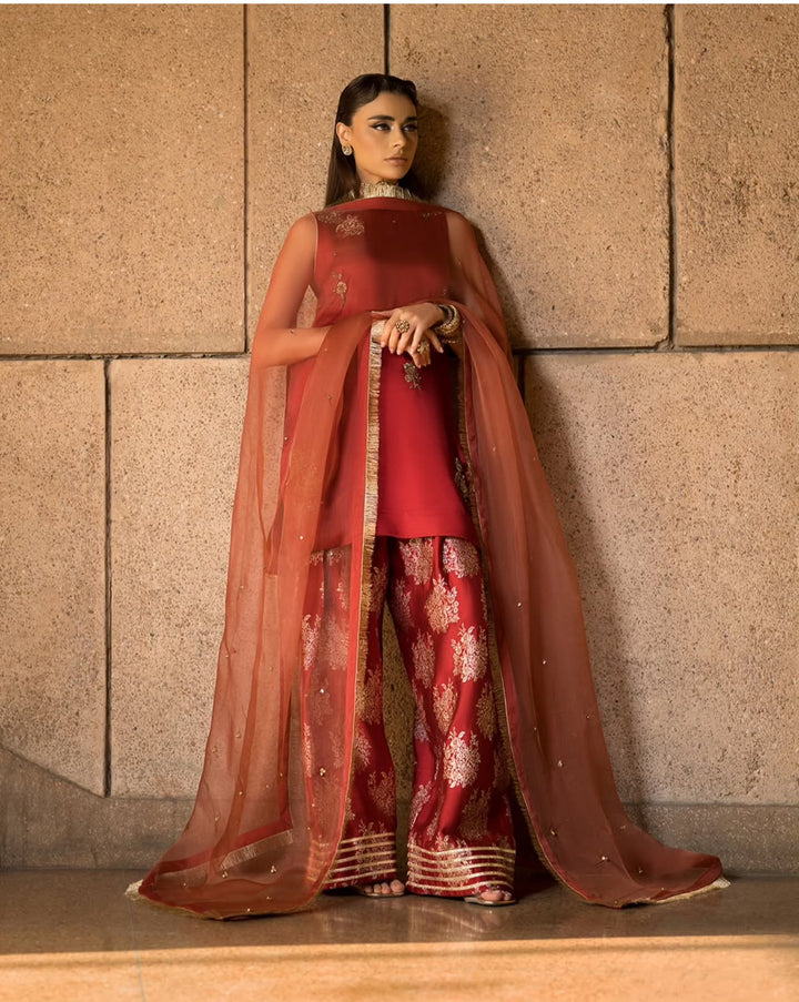 PURE SHEESHA SILK FARSHI SHALWAR FRSH34