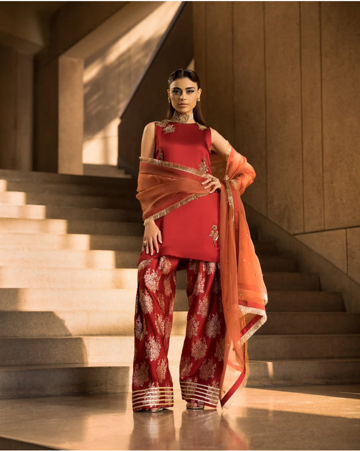 PURE SHEESHA SILK FARSHI SHALWAR FRSH34