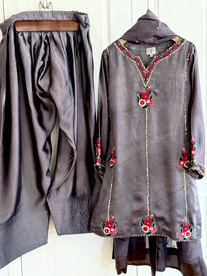 PURE SHEESHA SILK FARSHI SHALWAR FRSH35
