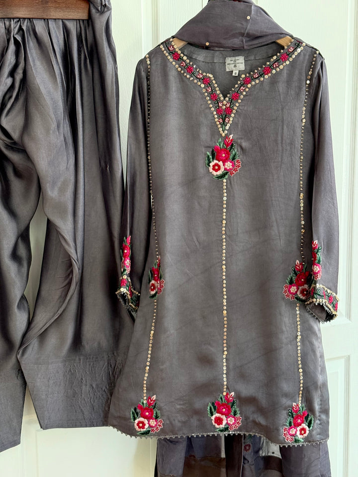 PURE SHEESHA SILK FARSHI SHALWAR FRSH35