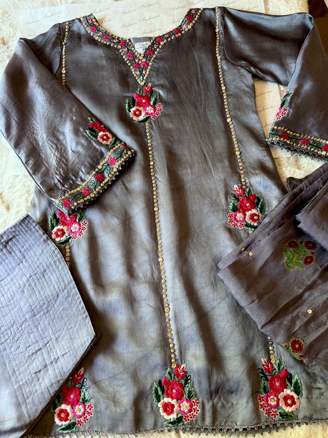 PURE SHEESHA SILK FARSHI SHALWAR FRSH35