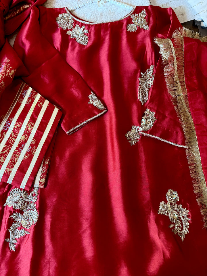 PURE SHEESHA SILK FARSHI SHALWAR FRSH34