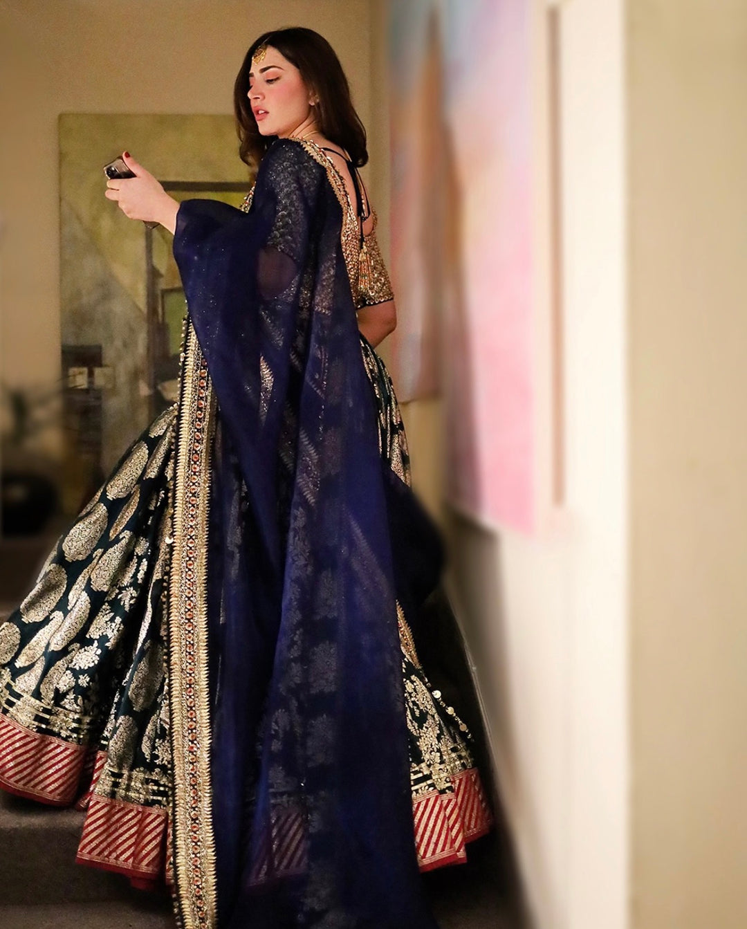 HUSSAIN REHAR COUTURE INSPIRED FROCK HUSF01