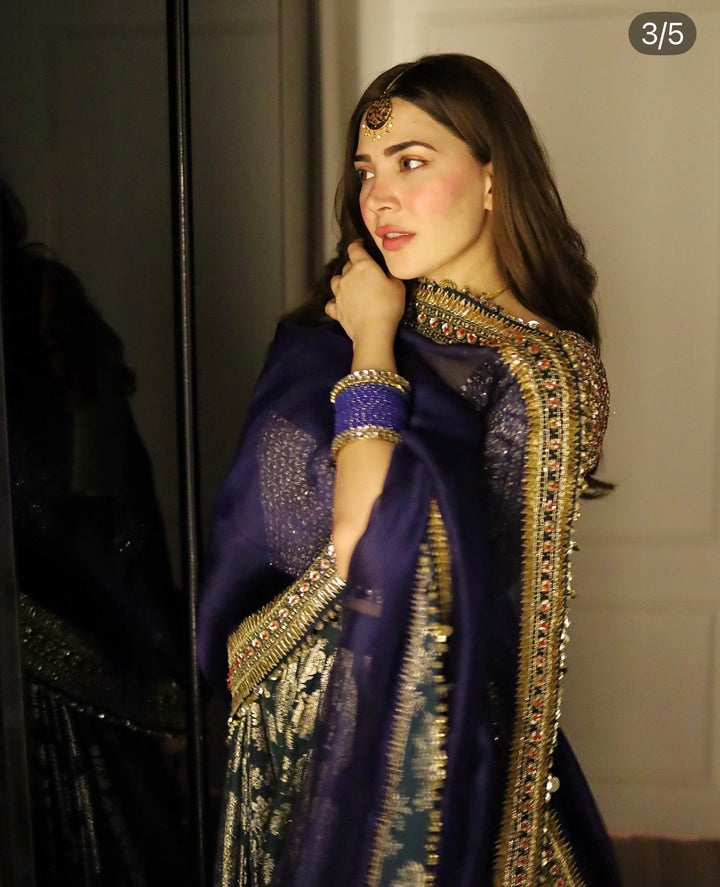 HUSSAIN REHAR COUTURE INSPIRED FROCK HUSF01