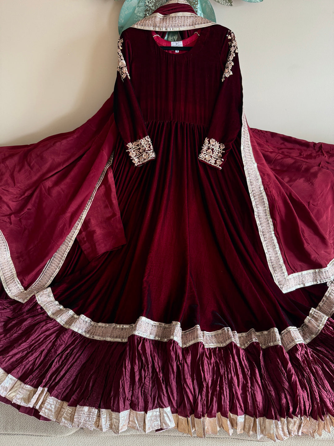 VELVET FORMAL FROCK PARTYWEAR SUIT VLSF02