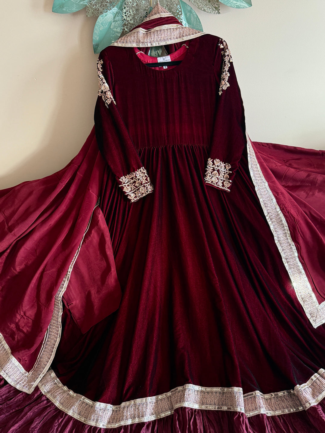 VELVET FORMAL FROCK PARTYWEAR SUIT VLSF02