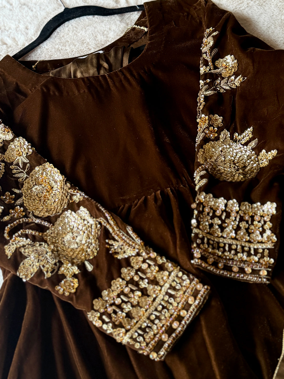 VELVET FORMAL FROCK PARTYWEAR SUIT VLSF01