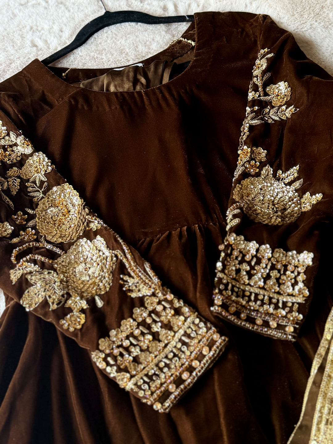 VELVET FORMAL FROCK PARTYWEAR SUIT VLSF01