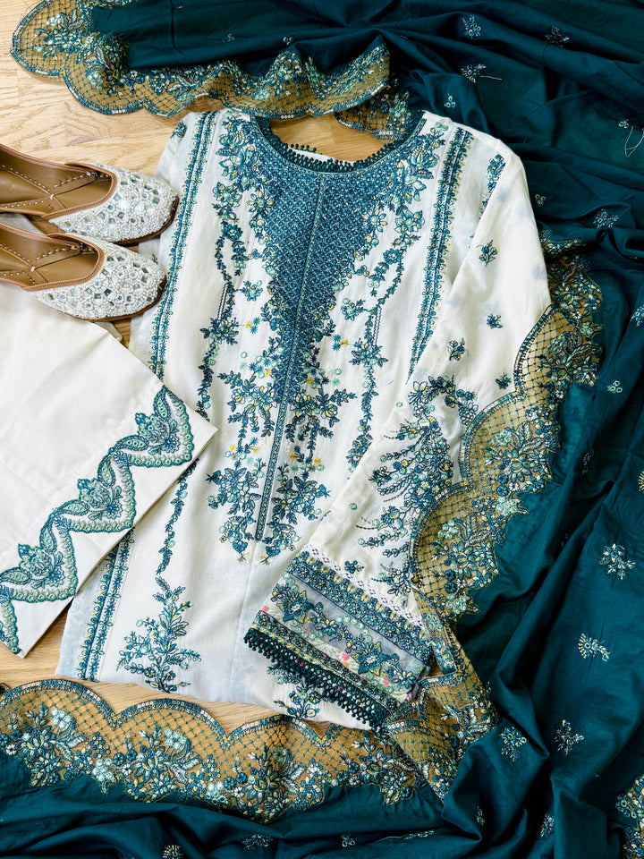 HUSSAIN REHAR LUXURY LAWN COLLECTION 2025 VEIL