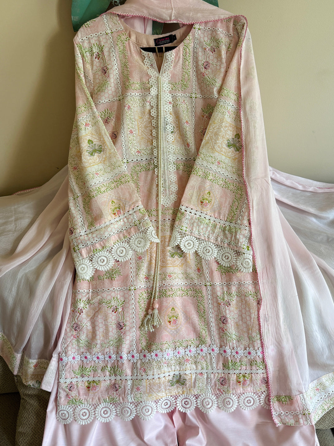 SCHIFFLI EMBROIDERED FARSHI SHALWAR SCFR02