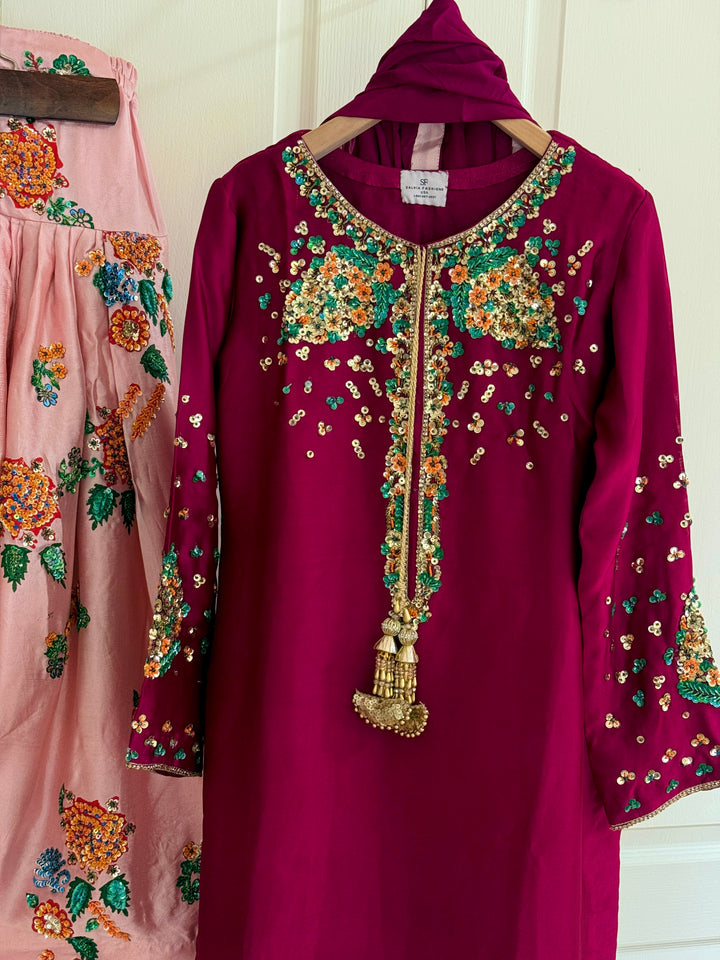 PURE SHEESHA SILK FARSHI SHALWAR FRSH40