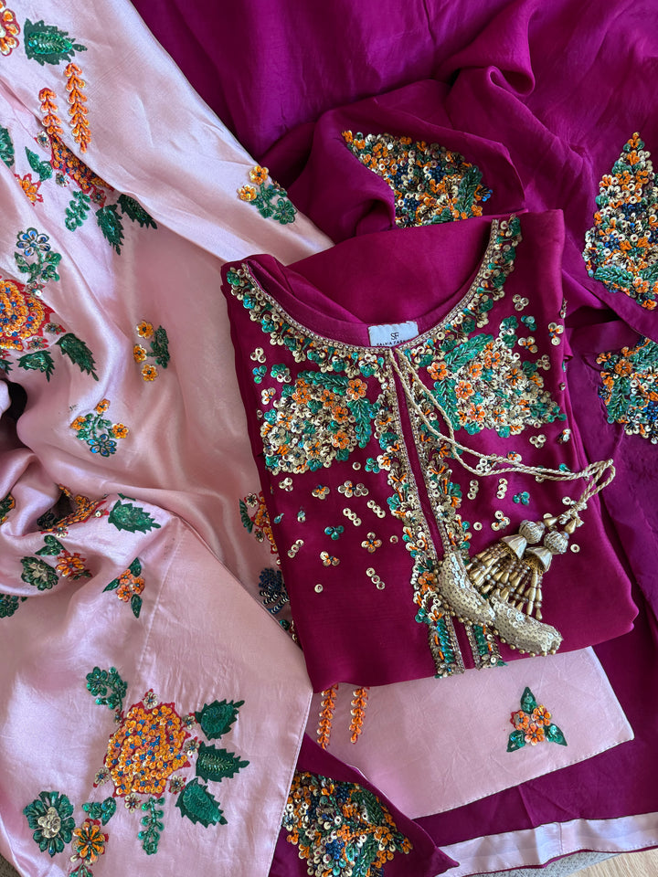 PURE SHEESHA SILK FARSHI SHALWAR FRSH40