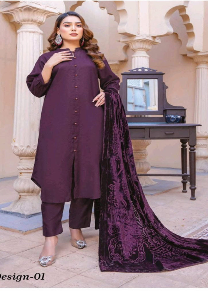 LINEN SUIT WITH PALACHI DUPATTA PLSF06