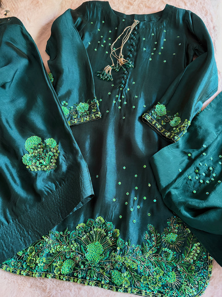 PURE SHEESHA SILK FARSHI SHALWAR FRSH41