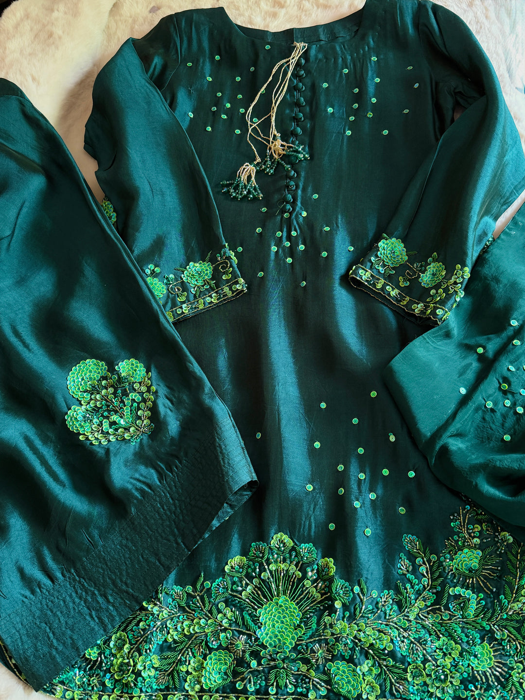 PURE SHEESHA SILK FARSHI SHALWAR FRSH41