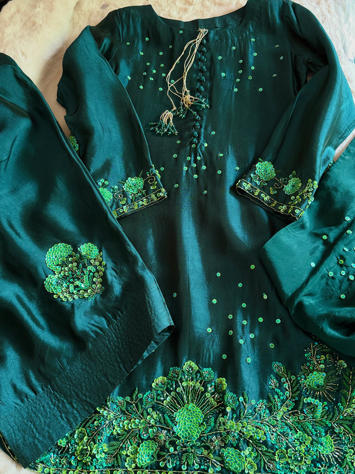 PURE SHEESHA SILK FARSHI SHALWAR FRSH41