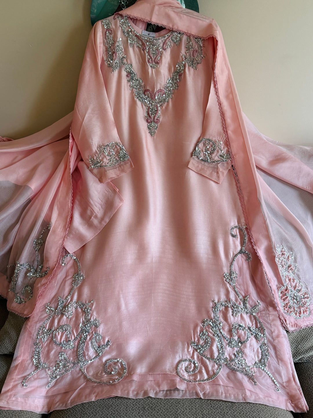 HEAVY PURE SILK CUSTOM PARTYWEAR MUSF01