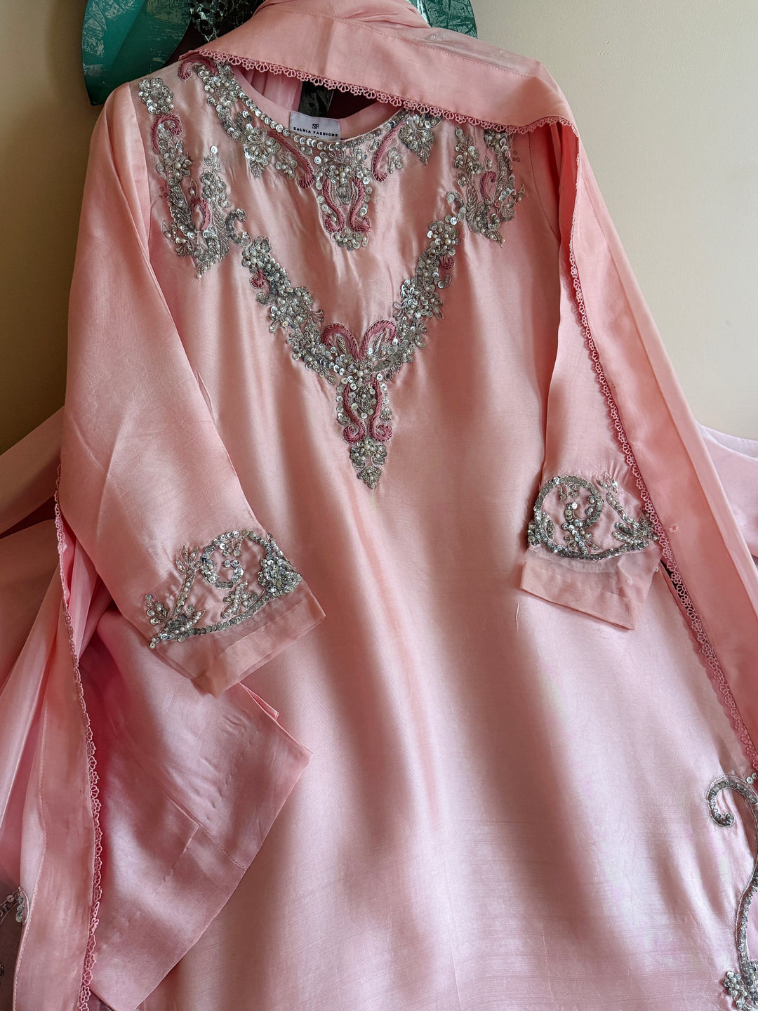 HEAVY PURE SILK CUSTOM PARTYWEAR MUSF01