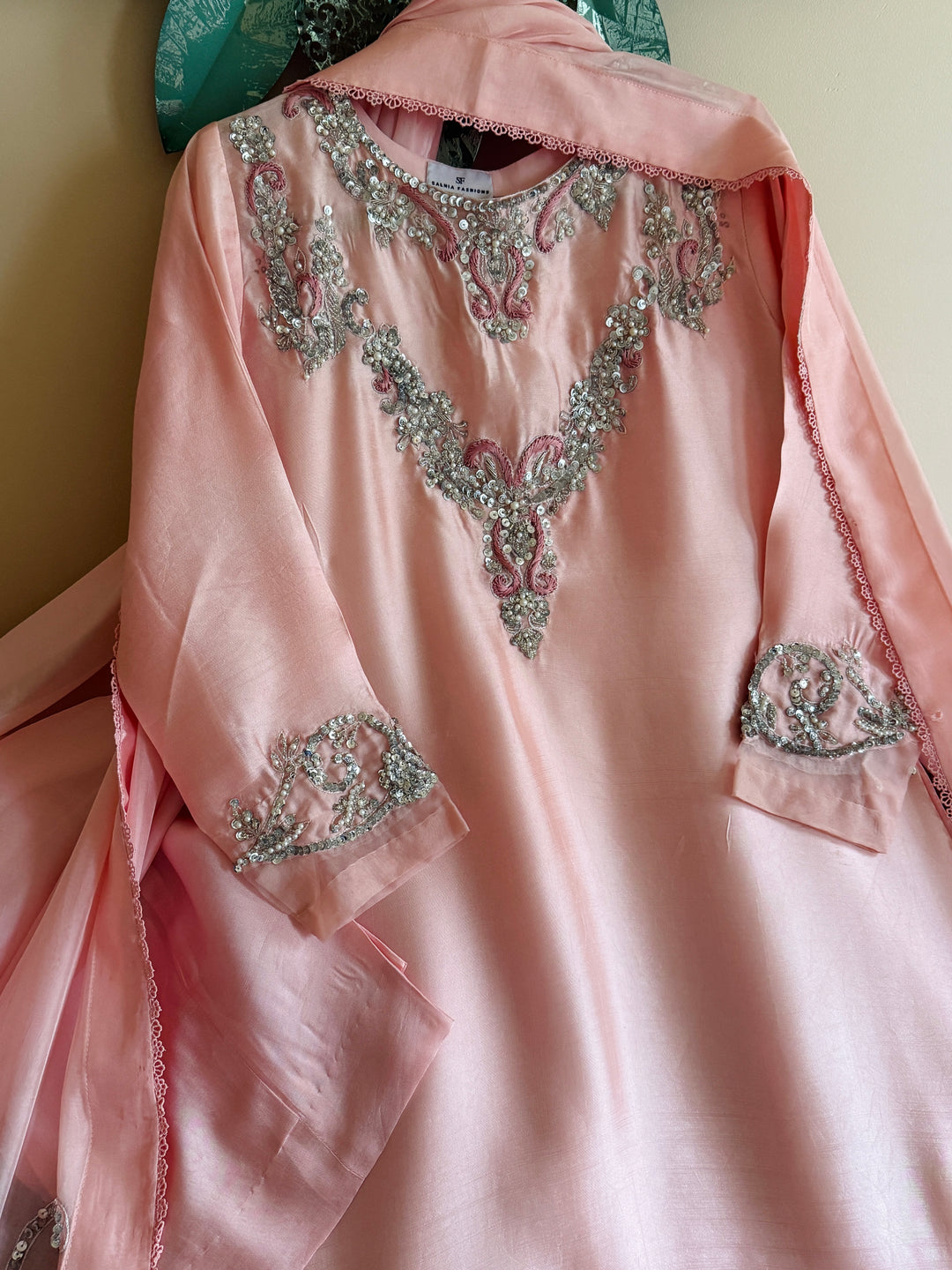 HEAVY PURE SILK CUSTOM PARTYWEAR MUSF01