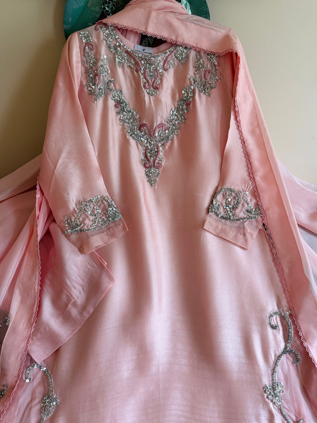 HEAVY PURE SILK CUSTOM PARTYWEAR MUSF01