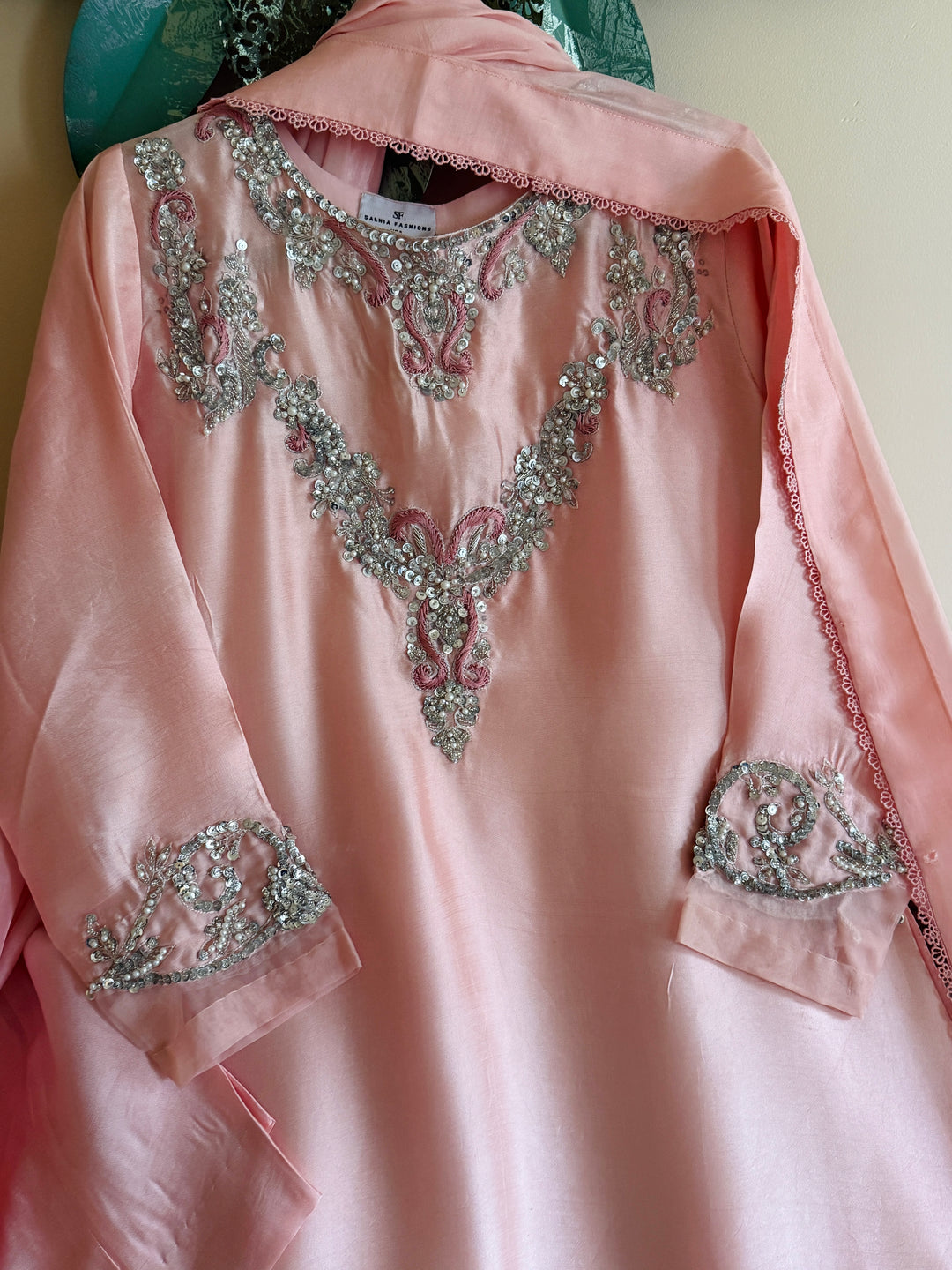 HEAVY PURE SILK CUSTOM PARTYWEAR MUSF01