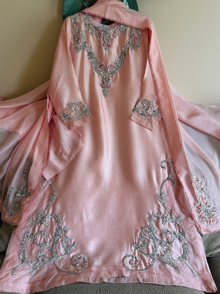 HEAVY PURE SILK CUSTOM PARTYWEAR MUSF01