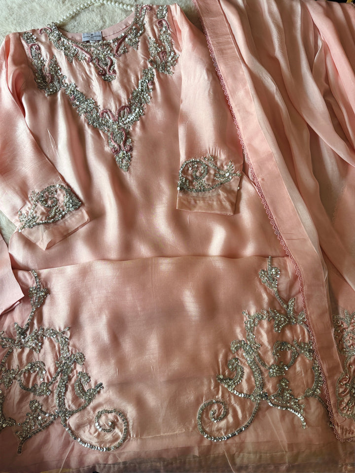 HEAVY PURE SILK CUSTOM PARTYWEAR MUSF01