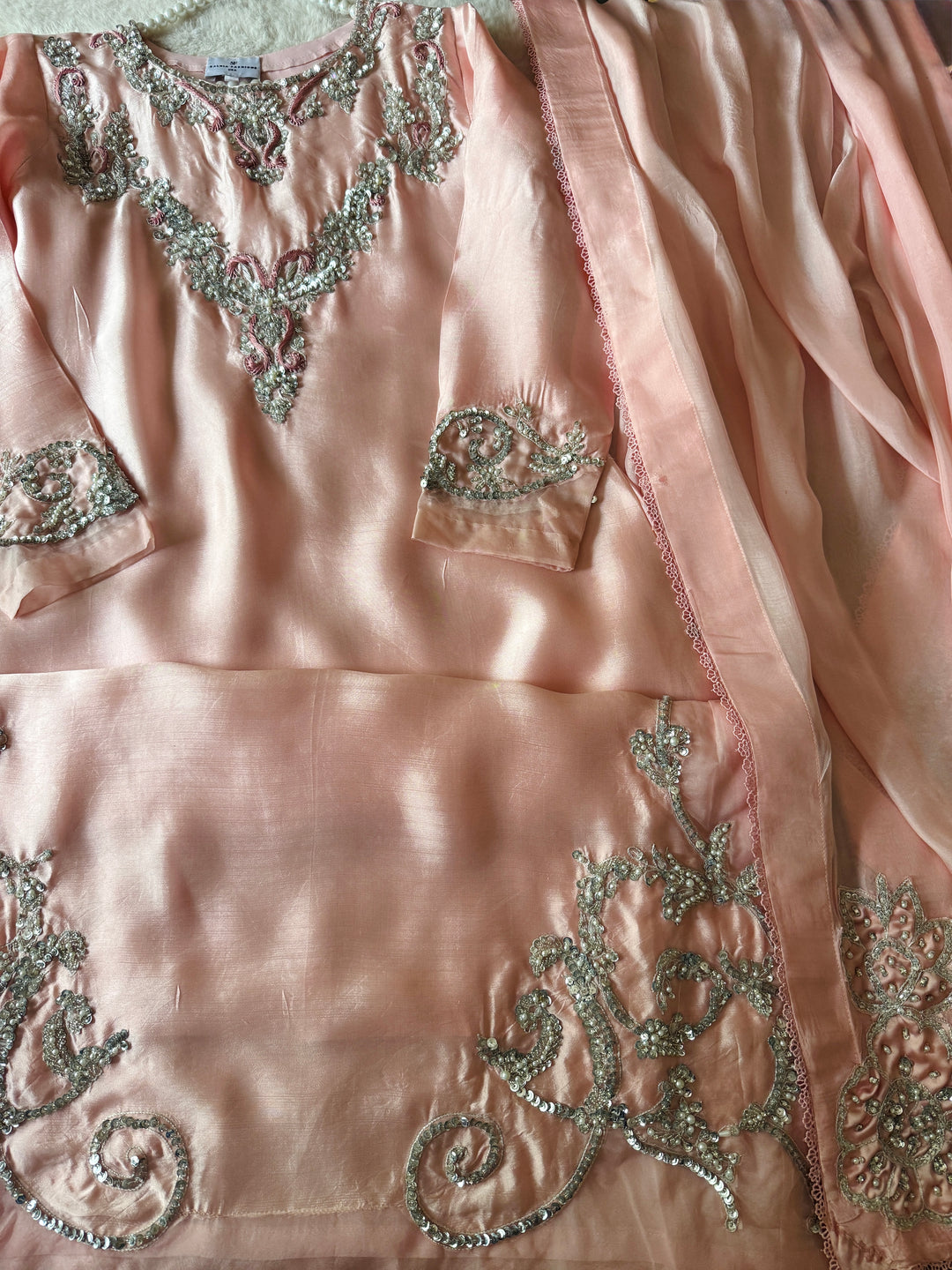HEAVY PURE SILK CUSTOM PARTYWEAR MUSF01